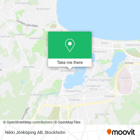 Nikki Jönköping AB map