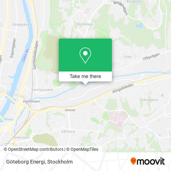 Göteborg Energi map