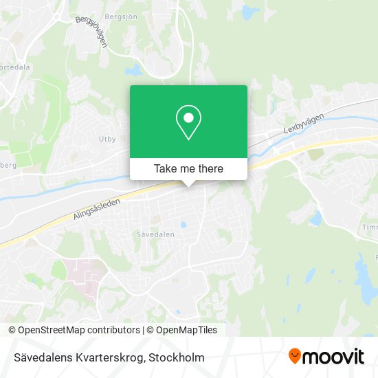 Sävedalens Kvarterskrog map