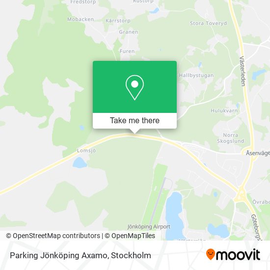 Parking Jönköping Axamo map