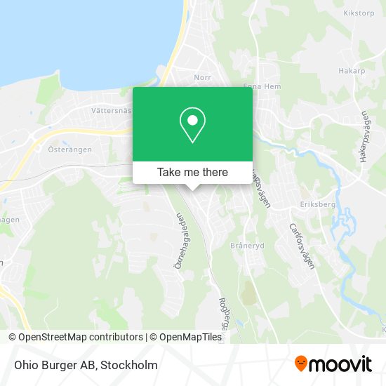 Ohio Burger AB map