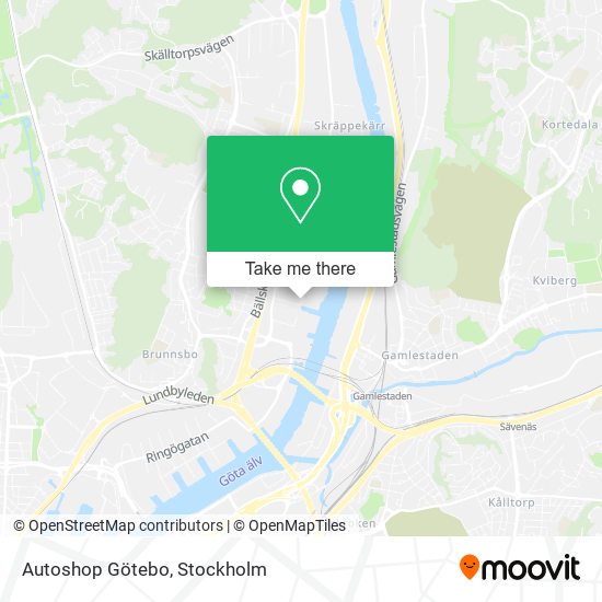 Autoshop Götebo map