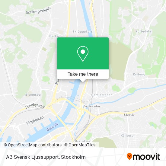 AB Svensk Ljussupport map