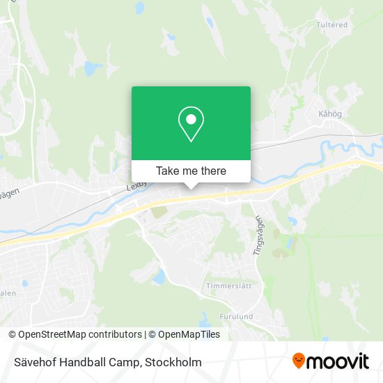 Sävehof Handball Camp map