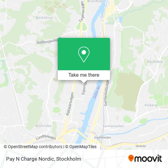 Pay N Charge Nordic map