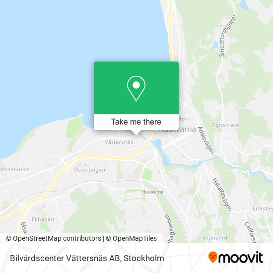 Bilvårdscenter Vättersnäs AB map