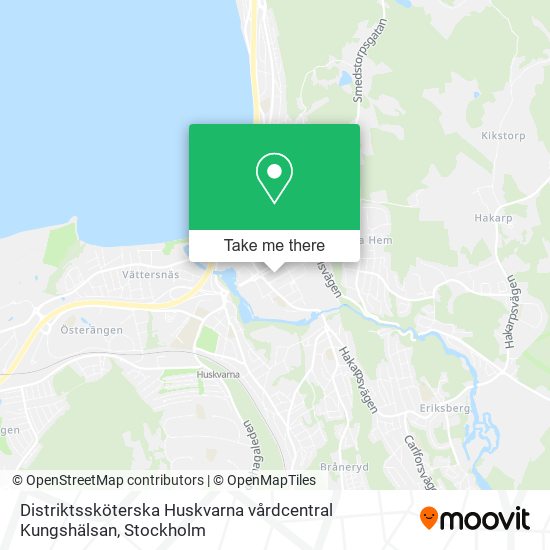 Distriktssköterska Huskvarna vårdcentral Kungshälsan map