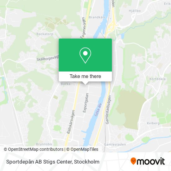 Sportdepån AB Stigs Center map