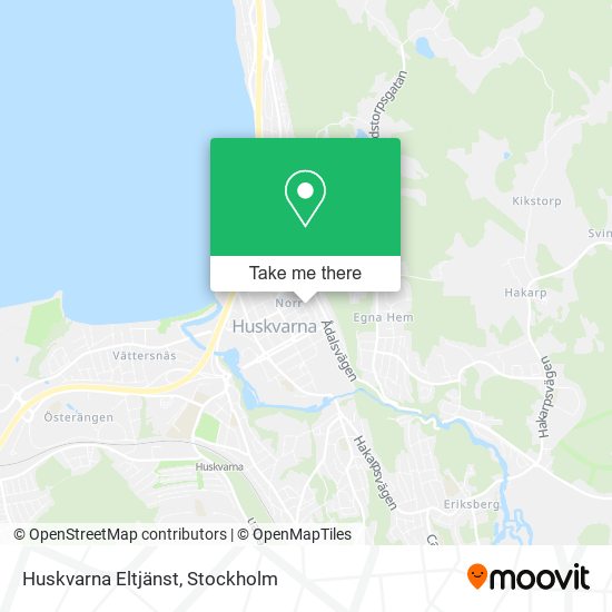 Huskvarna Eltjänst map