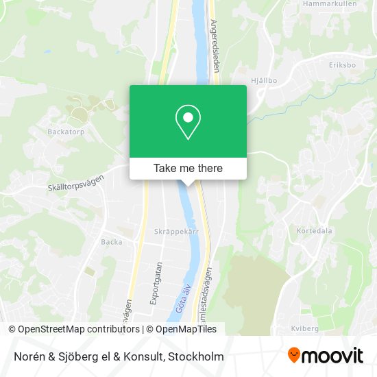 Norén & Sjöberg el & Konsult map