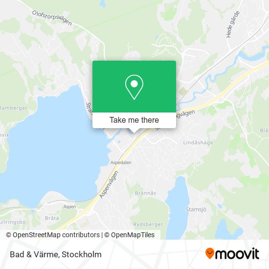 Bad & Värme map