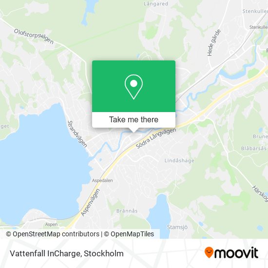 Vattenfall InCharge map