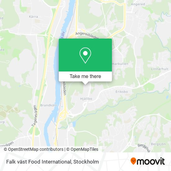 Falk väst Food International map