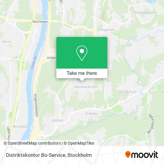 Distriktskontor Bo-Service map