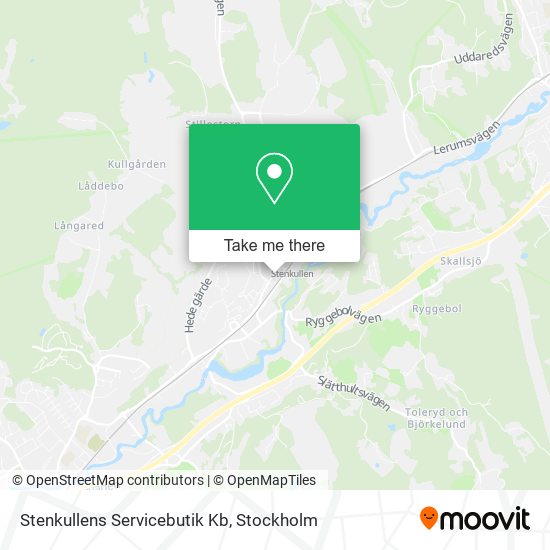 Stenkullens Servicebutik Kb map