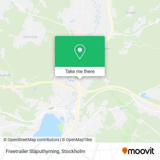 Freetrailer Släputhyrning map