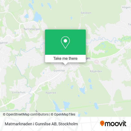 Matmarknaden i Gunnilse AB map