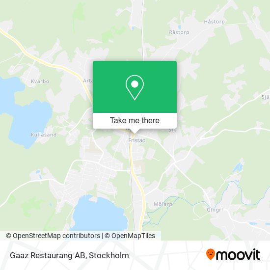 Gaaz Restaurang AB map