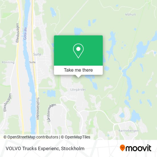 VOLVO Trucks Experienc map