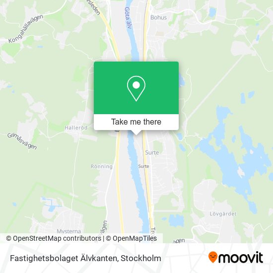 Fastighetsbolaget Älvkanten map