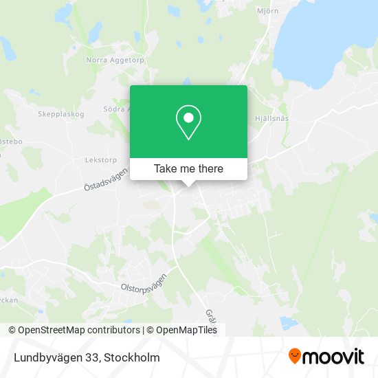 Lundbyvägen 33 map