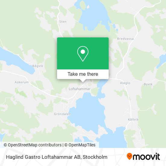 Haglind Gastro Loftahammar AB map