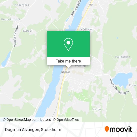 Dogman Alvangen map