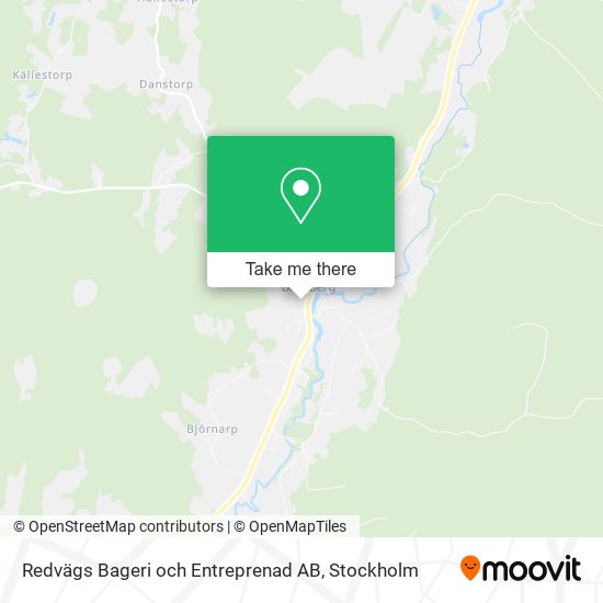 Redvägs Bageri och Entreprenad AB map