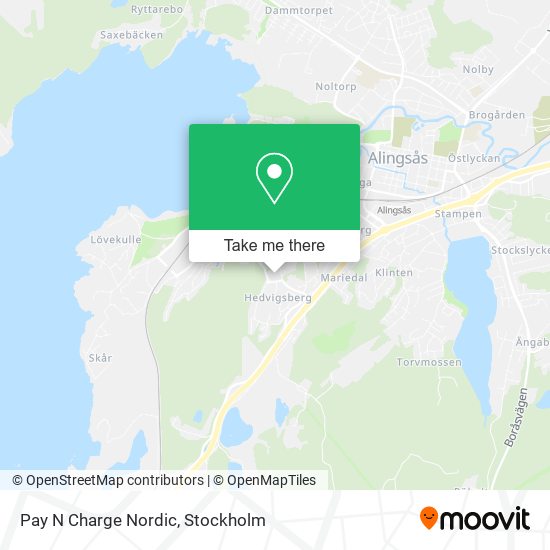 Pay N Charge Nordic map