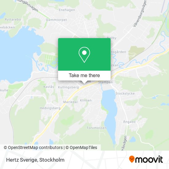 Hertz Sverige map