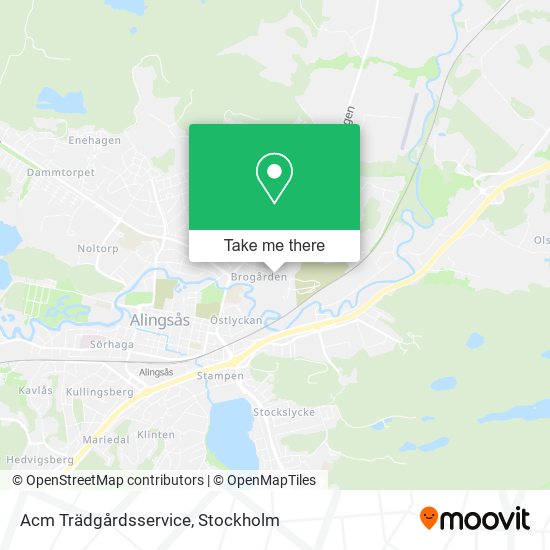 Acm Trädgårdsservice map