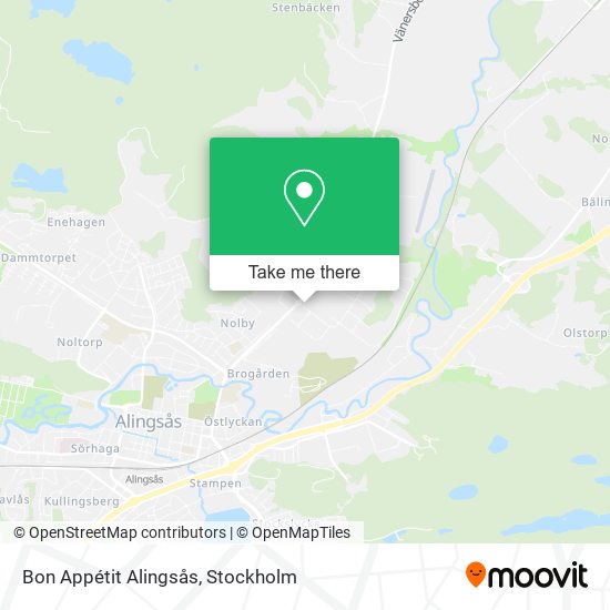 Bon Appétit Alingsås map