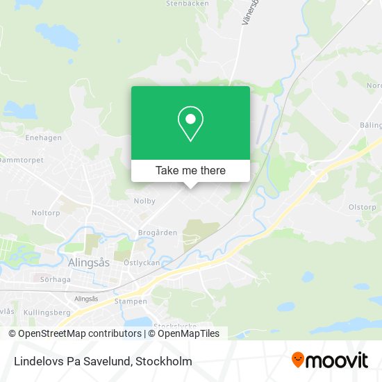 Lindelovs Pa Savelund map