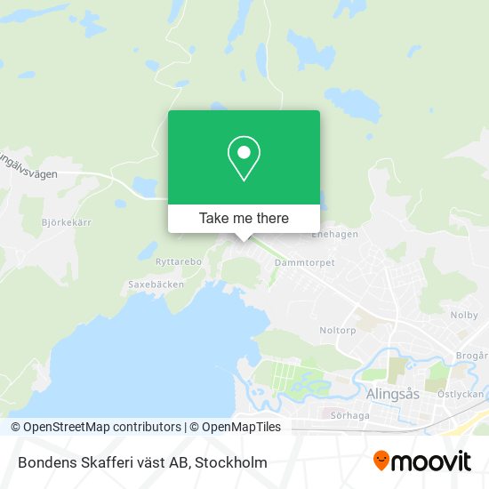 Bondens Skafferi väst AB map
