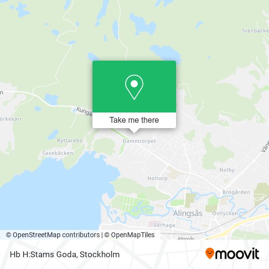 Hb H:Stams Goda map