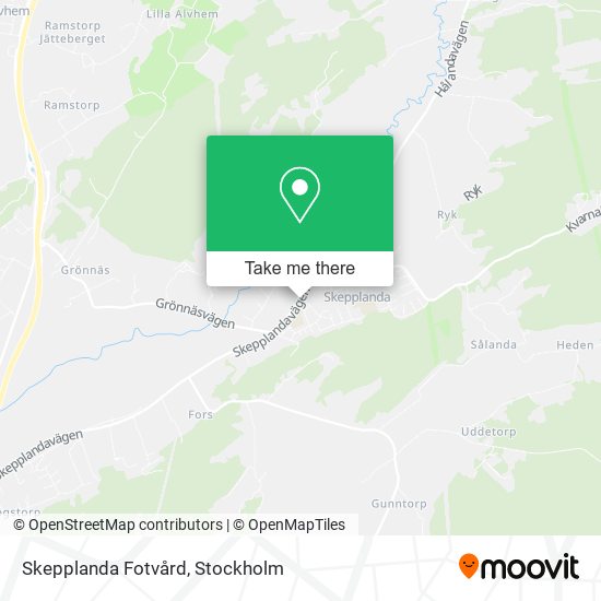 Skepplanda Fotvård map