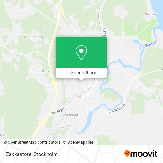 Zakkastore map