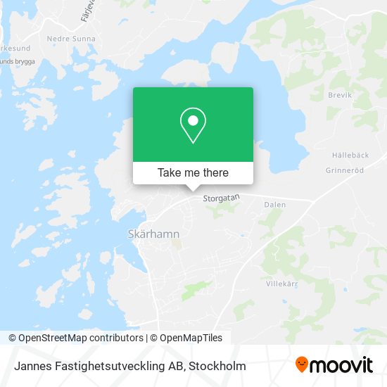 Jannes Fastighetsutveckling AB map