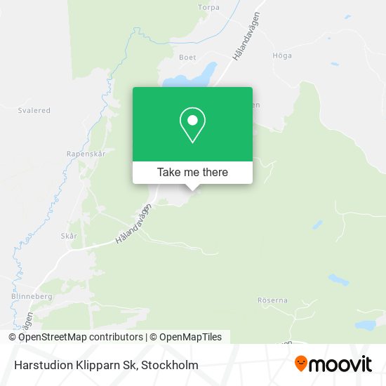 Harstudion Klipparn Sk map