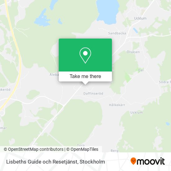 Lisbeths Guide och Resetjänst map