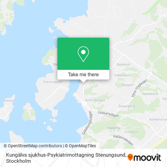 Kungälvs sjukhus-Psykiatrimottagning Stenungsund map
