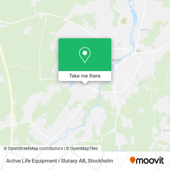 Active Life Equipment i Slutarp AB map