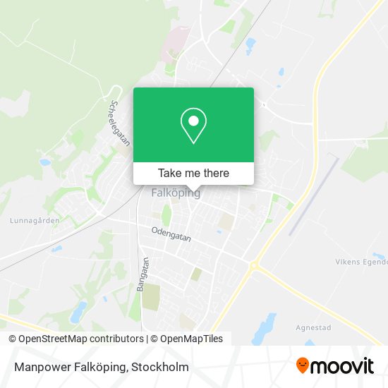 Manpower Falköping map