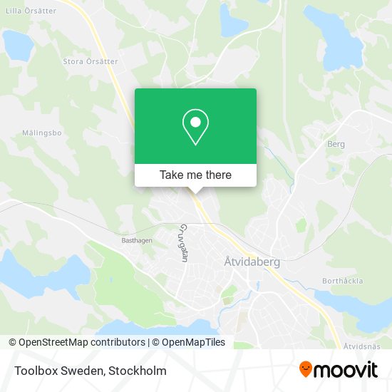 Toolbox Sweden map