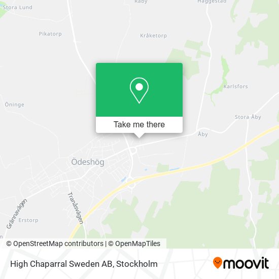 High Chaparral Sweden AB map
