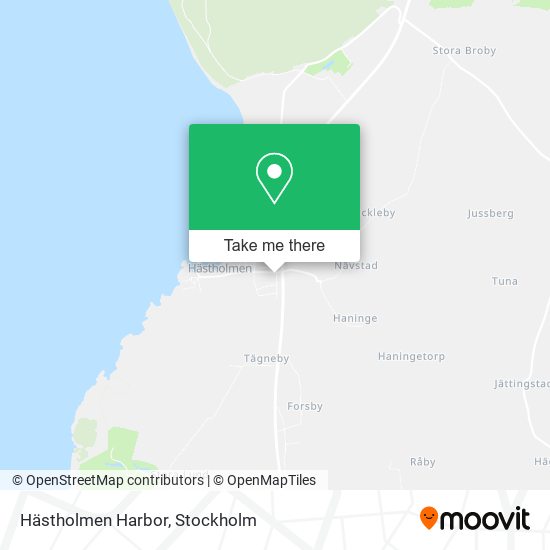 Hästholmen Harbor map