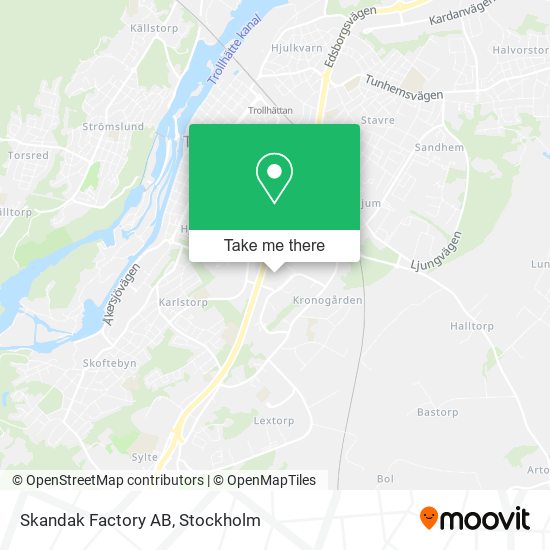 Skandak Factory AB map