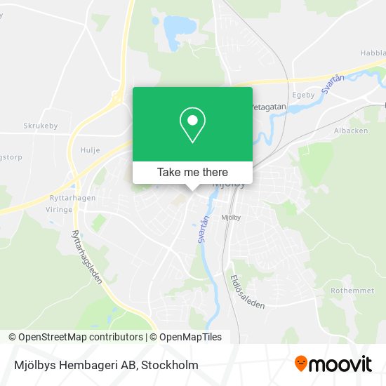 Mjölbys Hembageri AB map