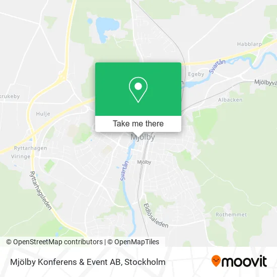 Mjölby Konferens & Event AB map