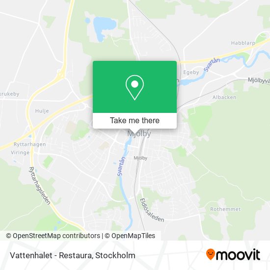 Vattenhalet - Restaura map